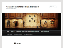 Tablet Screenshot of cleanpolishmarblegraniteboston.com